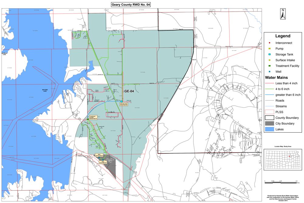 Geary County RWD 4 district map (click to open the full PDF)